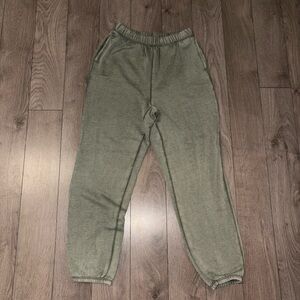 Aerie Olive Green Jogger Pants